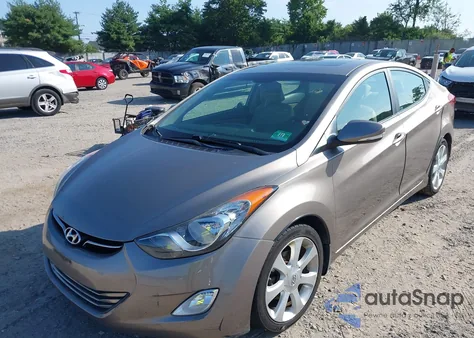 2013 Hyundai Elantra Gls/Limited из США, поврежденный, VIN 5NPDH4AE3DH240275